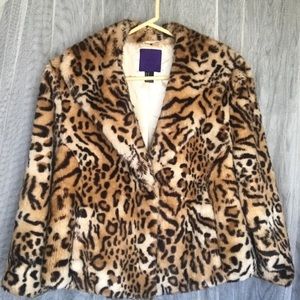Cheetah fur jacket